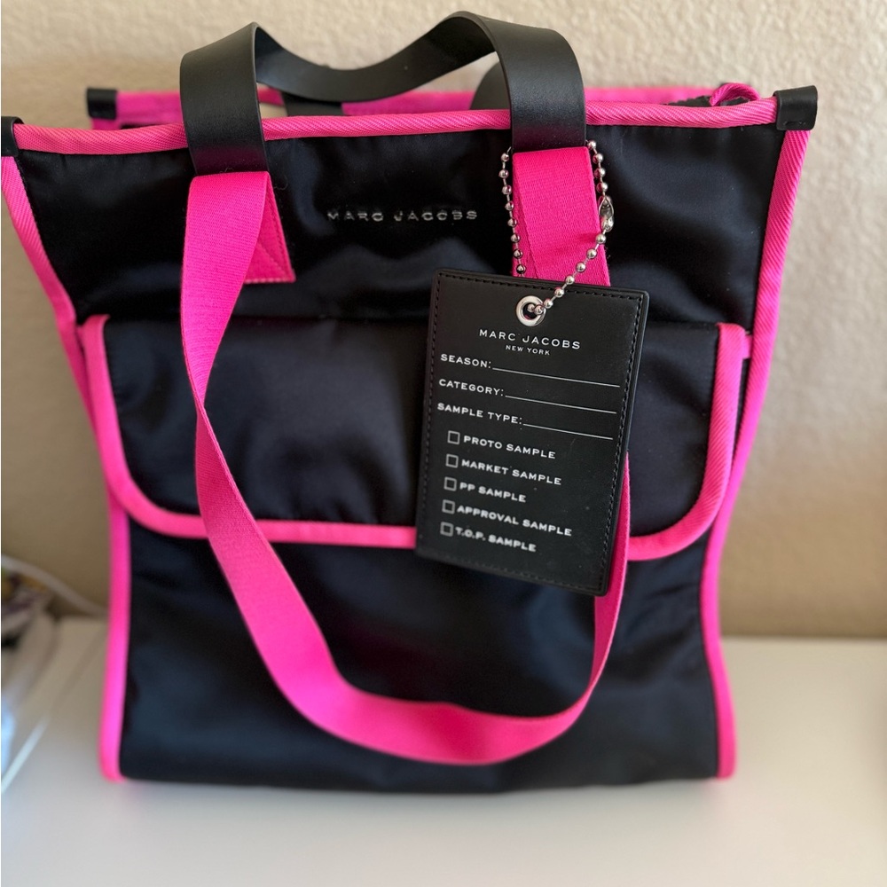 Marc Jacobs Black and Pink Shoulder Bag